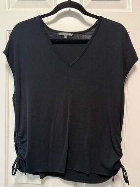ADRIANNA PAPELL Side Tie Top